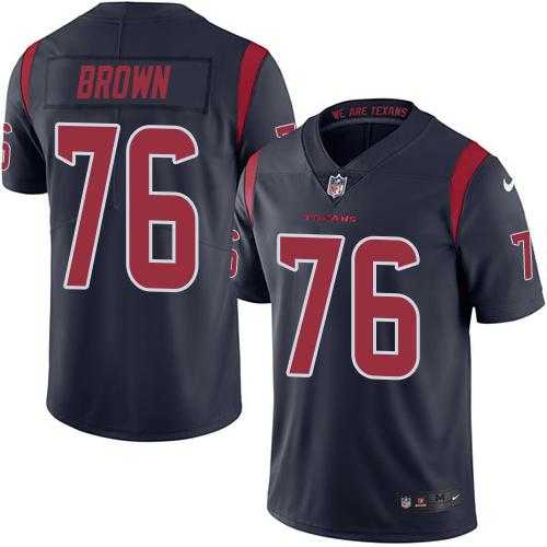 Nike Men & Women & Youth Texans 76 Duane Brown Navy Blue Color Rush Limited Jersey,We sell and wholesale Nike Men & Women & Youth Texans 76 Duane Brown Navy Blue Color Rush Limited Jersey on line form chian!
